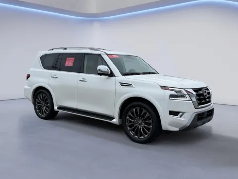 White 2024 Nissan Armada Platinum for sale in Alcoa, TN