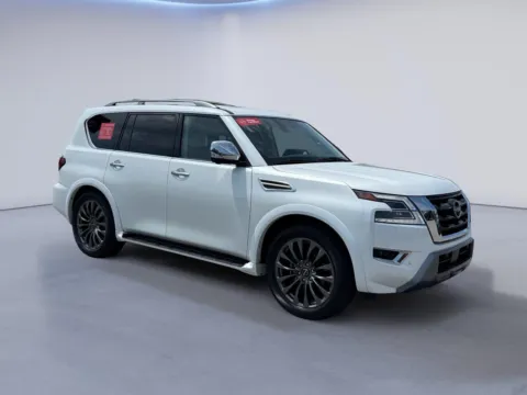 White 2023 Nissan Armada Platinum for sale in Alcoa, TN