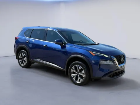 Blue 2021 Nissan Rogue SV for sale in Alcoa, TN
