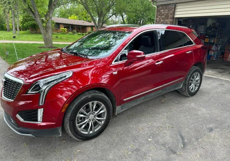 Red 2023 CADILLAC XT5 PREMLUX for sale in Knoxville, TN