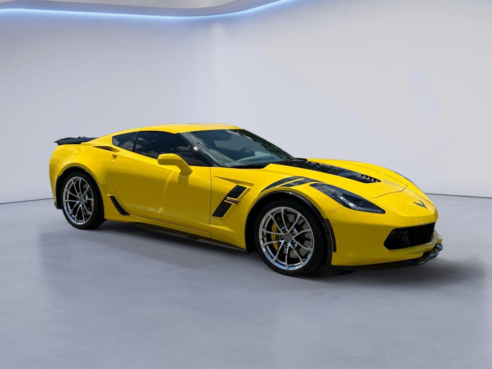 Yellow 2019 Chevrolet Corvette Grand Sport 2LT for sale in Knoxville, TN