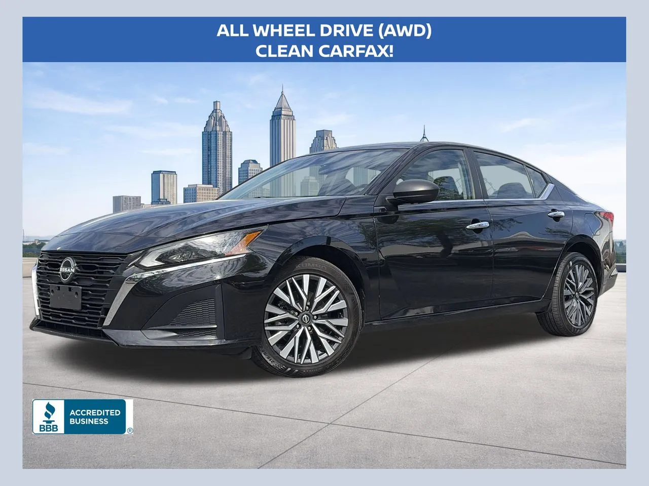 Black 2024 Nissan Altima 2.5 SV for sale in Marietta, GA