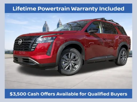 Red 2026 Nissan Pathfinder SV for sale in Marietta, GA