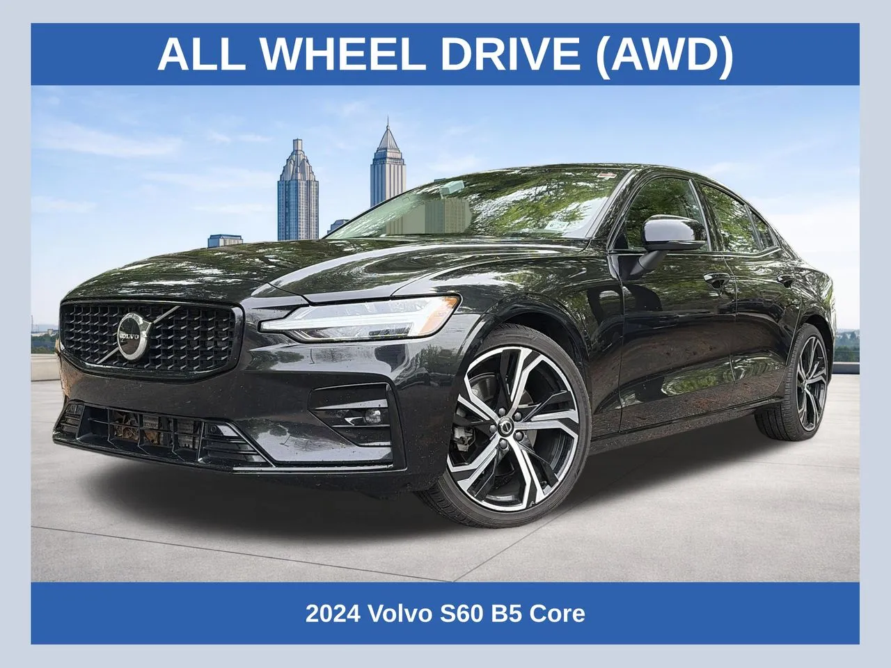 Black 2024 Volvo S60 B5 Core Dark Theme for sale in Marietta, GA