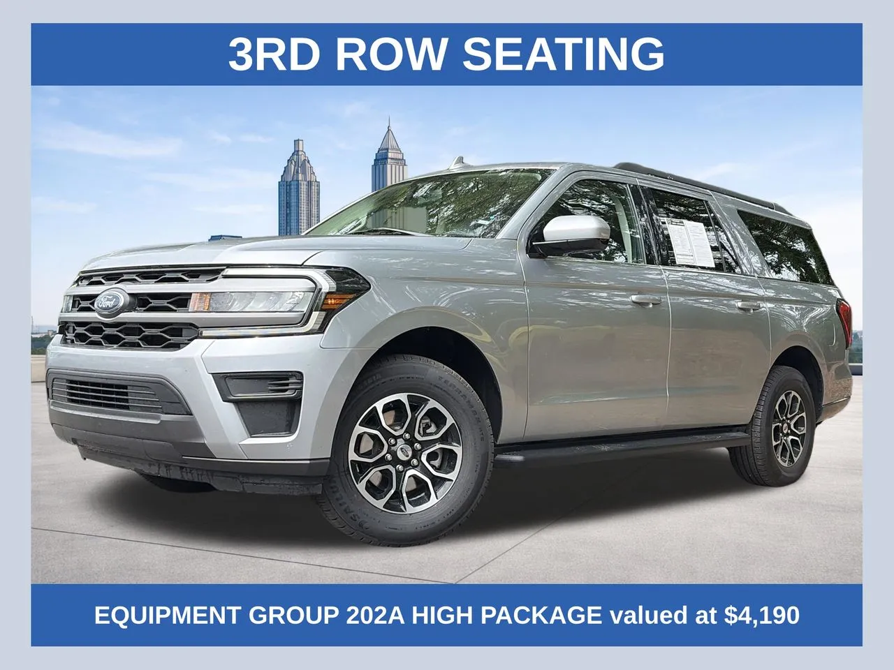 Silver 2024 Ford Expedition Max XLT for sale in Marietta, GA