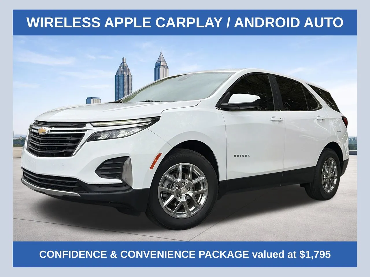 White 2022 Chevrolet Equinox LT for sale in Marietta, GA