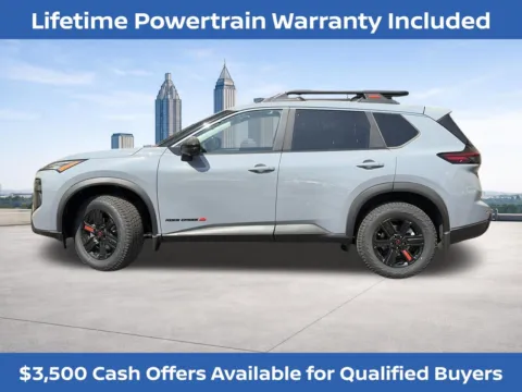 Photos of 2026 Nissan Rogue Rock Creek for sale in Marietta, GA at Nissan of Marietta