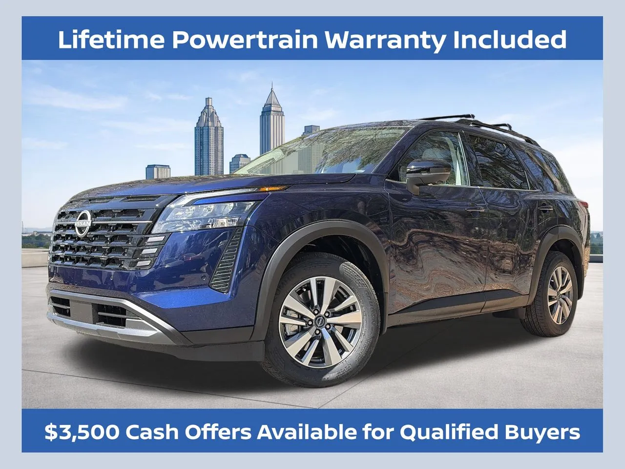 Blue 2026 Nissan Pathfinder SL for sale in Marietta, GA