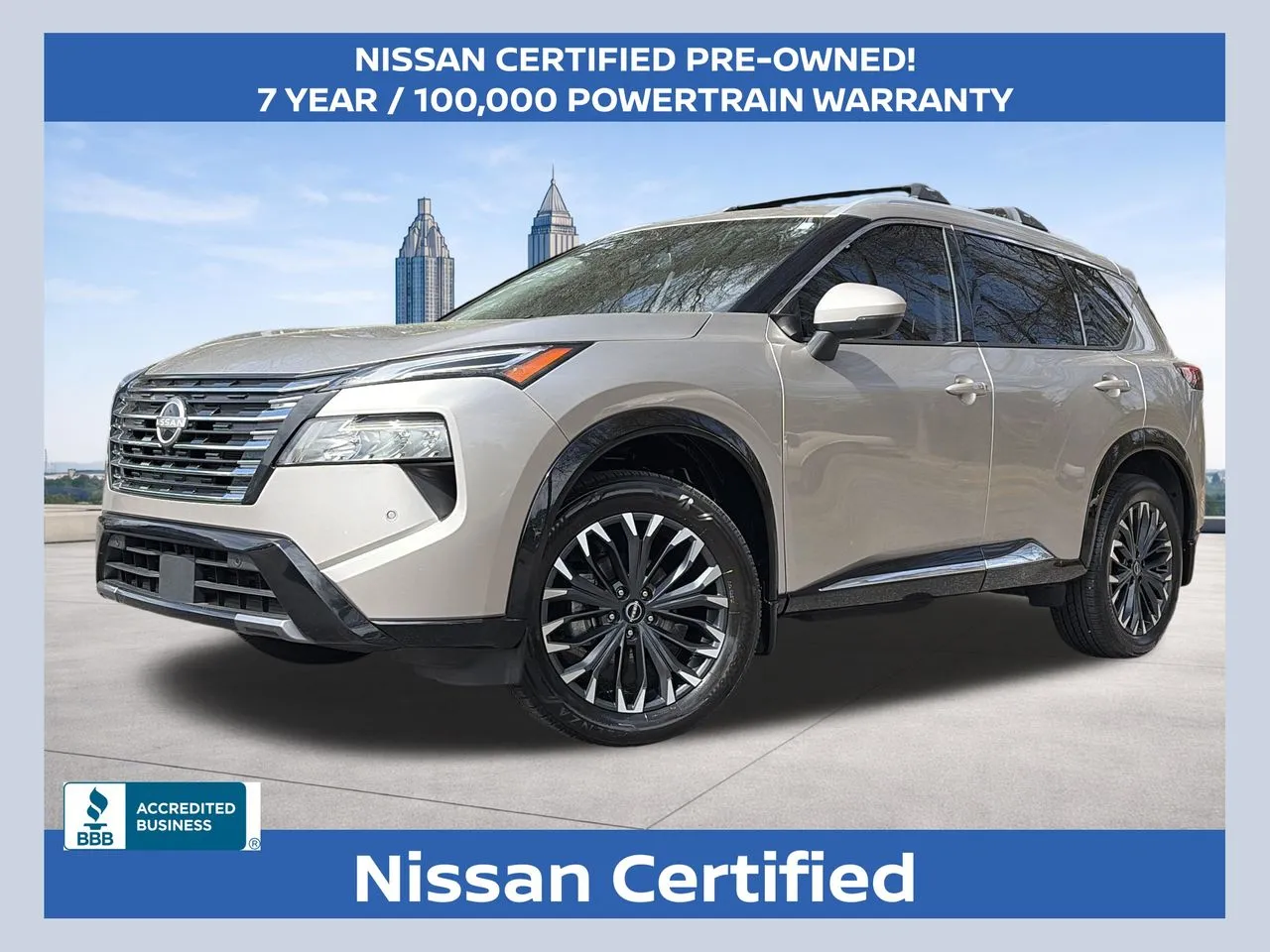Silver 2025 Nissan Rogue Platinum for sale in Marietta, GA