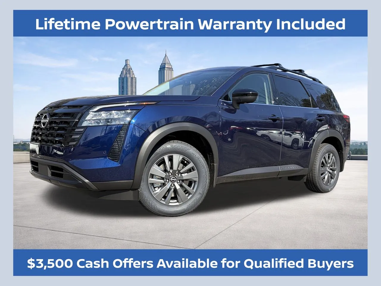 Blue 2026 Nissan Pathfinder SV for sale in Marietta, GA