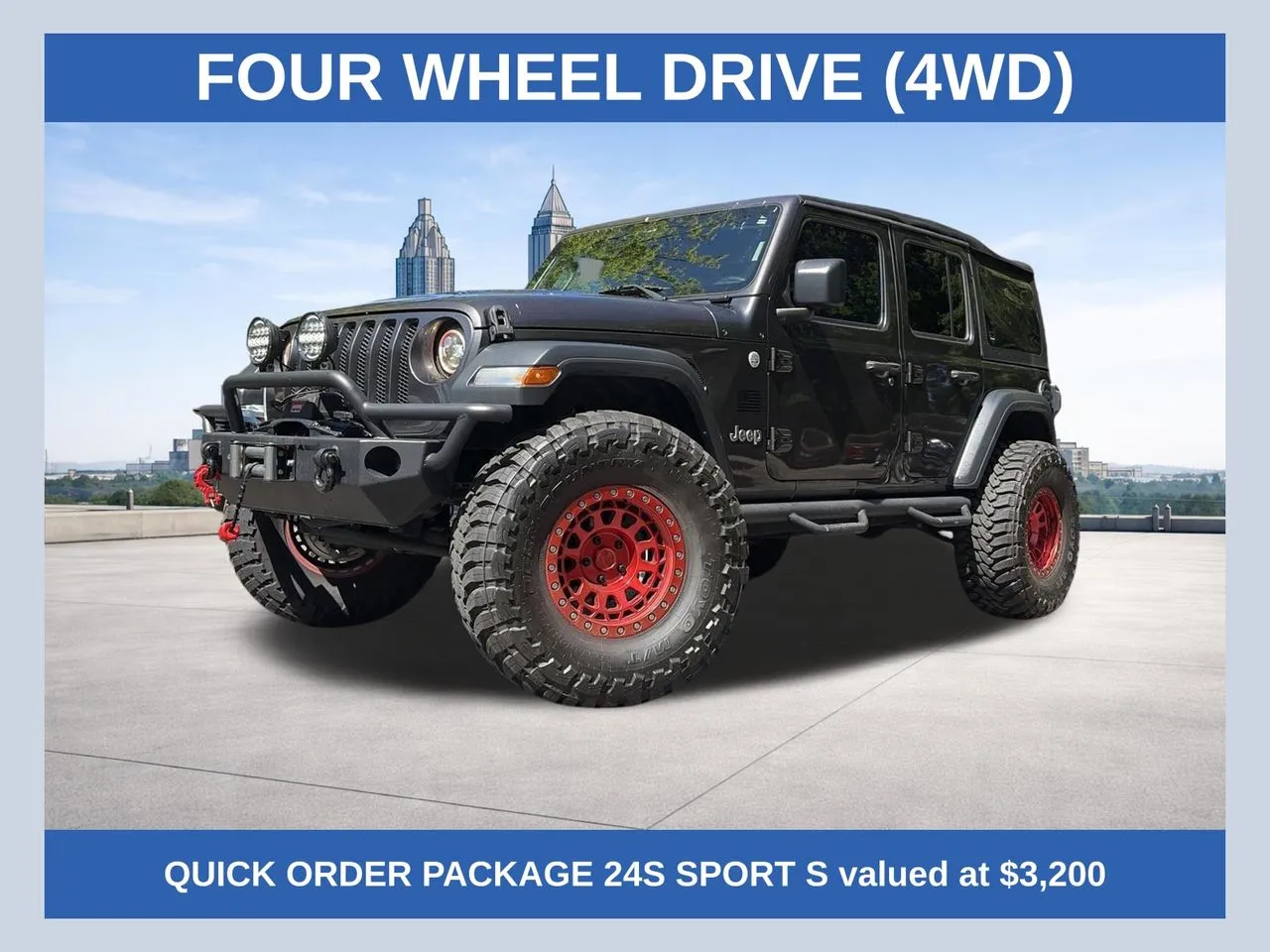 Gray 2018 Jeep Wrangler Unlimited Sport S for sale in Marietta, GA