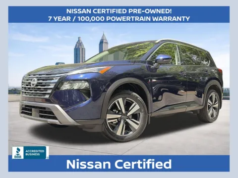 Blue 2024 Nissan Rogue SL for sale in Marietta, GA