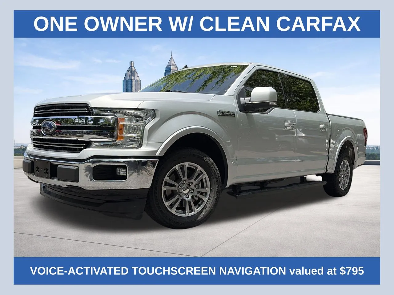 Silver 2019 Ford F-150 Lariat for sale in Marietta, GA