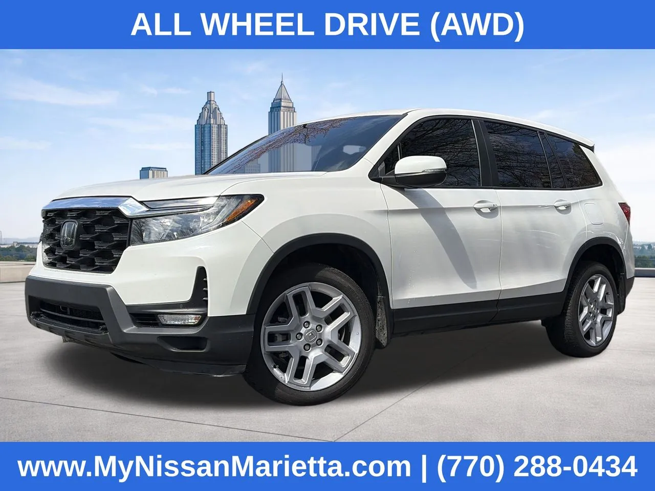 White 2024 Honda Passport EX-L for sale in Marietta, GA