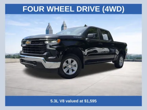 Black 2025 Chevrolet Silverado 1500 LT for sale in Marietta, GA