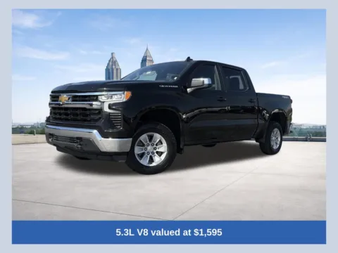 Black 2025 Chevrolet Silverado 1500 LT for sale in Marietta, GA