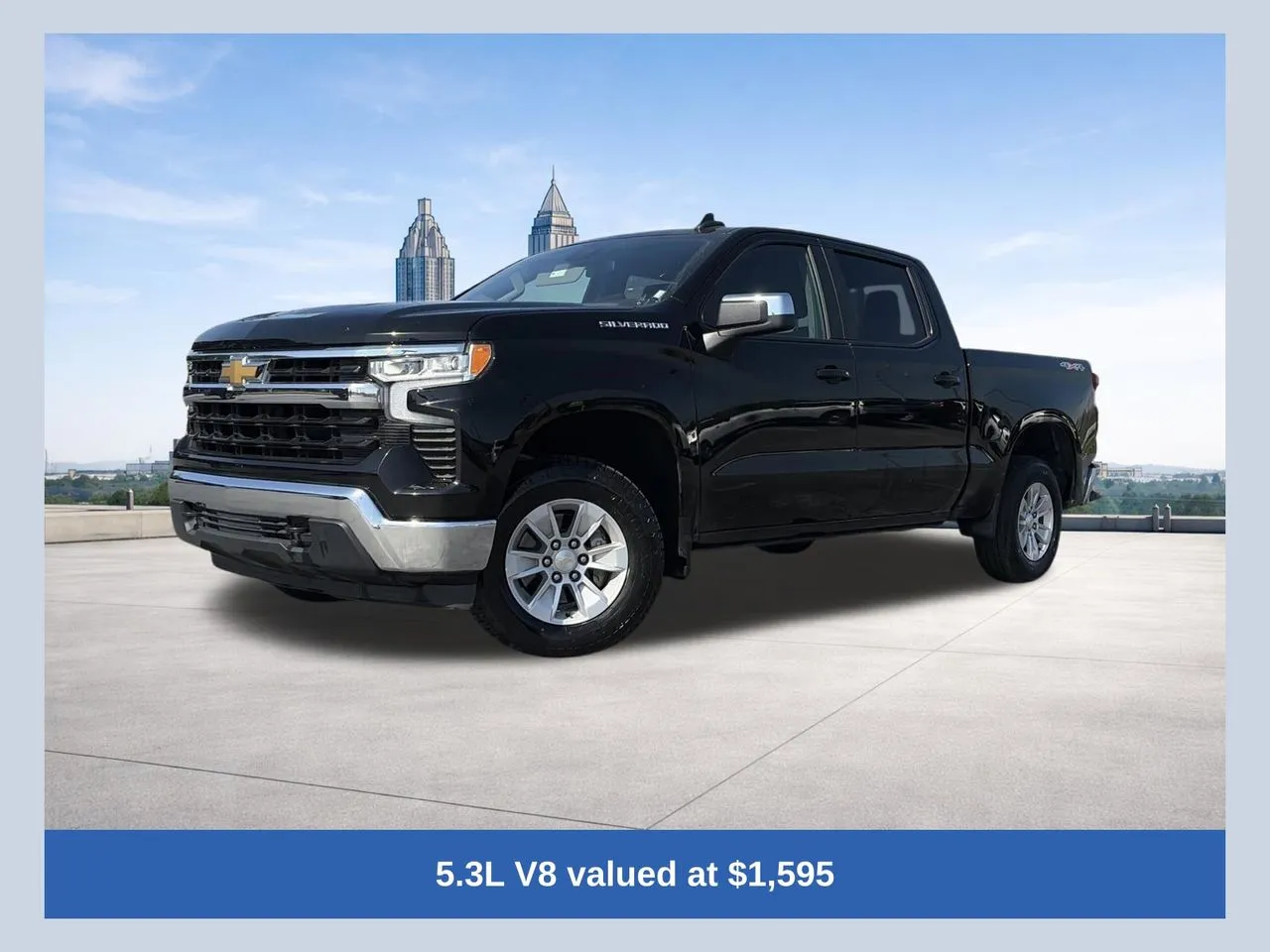 Black 2025 Chevrolet Silverado 1500 LT for sale in Marietta, GA