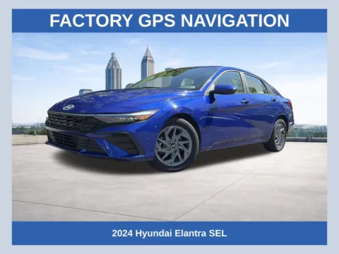 Blue 2024 Hyundai Elantra SEL for sale in Marietta, GA