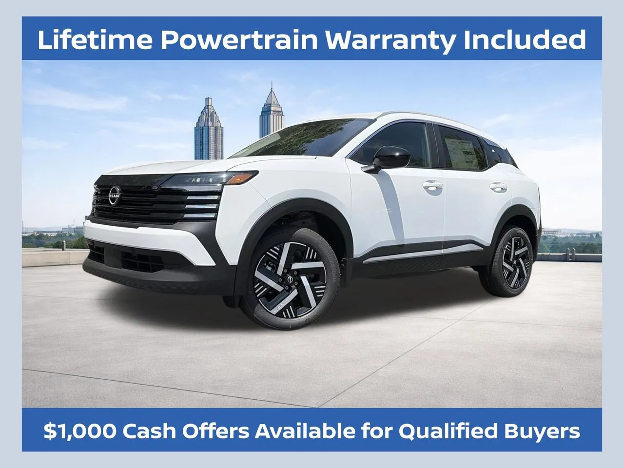 White 2026 Nissan Kicks SV for sale in Marietta, GA