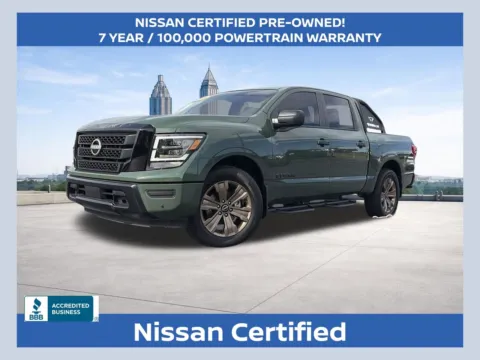 Green 2024 Nissan Titan SV for sale in Marietta, GA