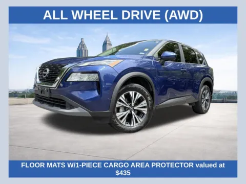 Blue 2023 Nissan Rogue SV for sale in Marietta, GA