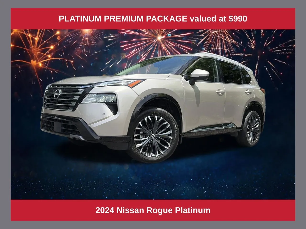 Silver 2024 Nissan Rogue Platinum for sale in Marietta, GA