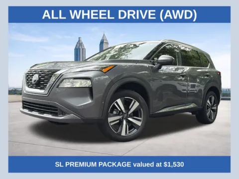 Gray 2023 Nissan Rogue SL for sale in Marietta, GA