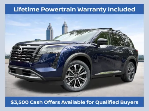 Blue 2026 Nissan Pathfinder Platinum for sale in Marietta, GA