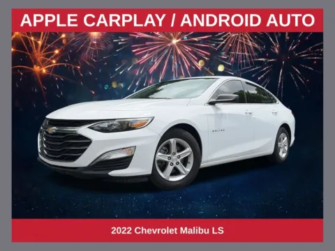 White 2022 Chevrolet Malibu LS for sale in Marietta, GA