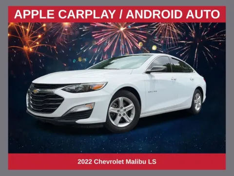 White 2022 Chevrolet Malibu LS for sale in Marietta, GA