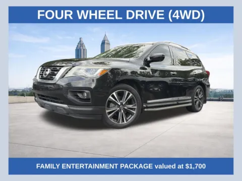 Black 2017 Nissan Pathfinder Platinum for sale in Marietta, GA