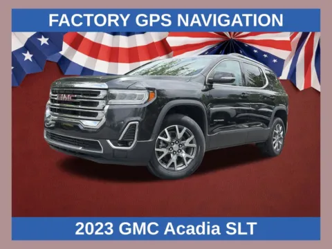 Black 2023 GMC Acadia SLT for sale in Marietta, GA