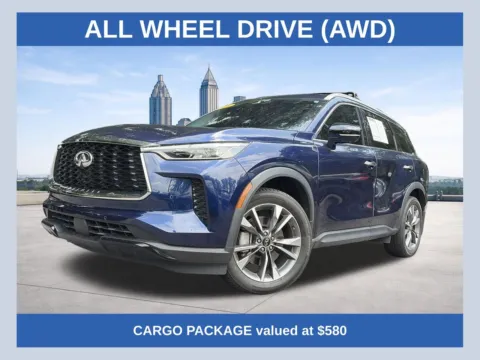 Blue 2023 INFINITI QX60 LUXE for sale in Marietta, GA
