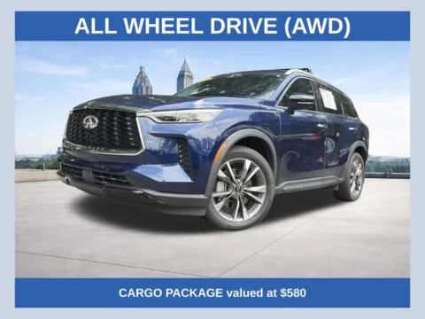Blue 2023 INFINITI QX60 LUXE for sale in Marietta, GA