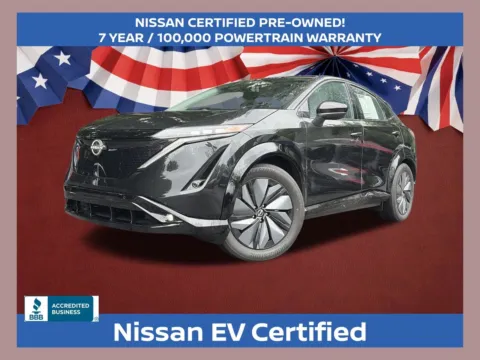 Black 2024 Nissan Ariya EVOLVE+ e-4ORCE for sale in Marietta, GA