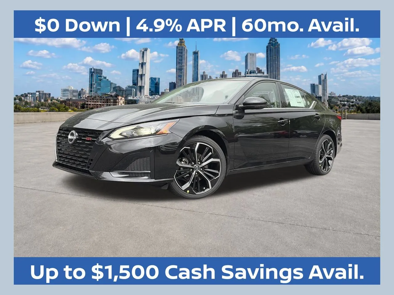 Black 2026 Nissan Altima 2.5 SR for sale in Marietta, GA