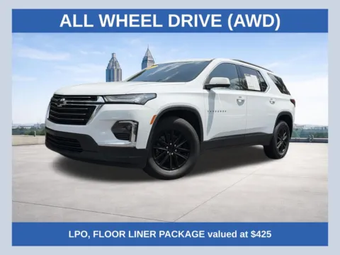 White 2023 Chevrolet Traverse LT Leather for sale in Marietta, GA