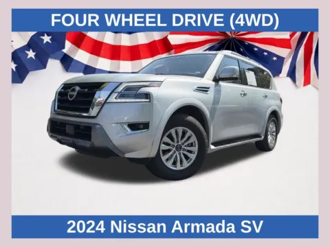 Silver 2024 Nissan Armada SV for sale in Marietta, GA