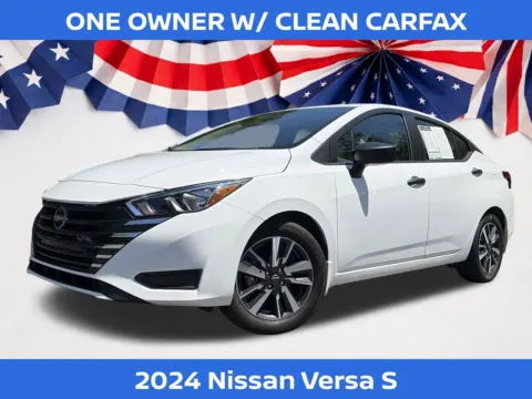 White 2024 Nissan Versa 1.6 S for sale in Marietta, GA