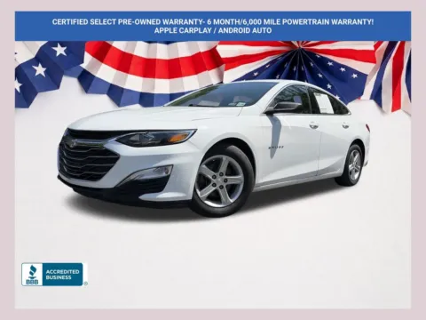 White 2021 Chevrolet Malibu LS for sale in Marietta, GA