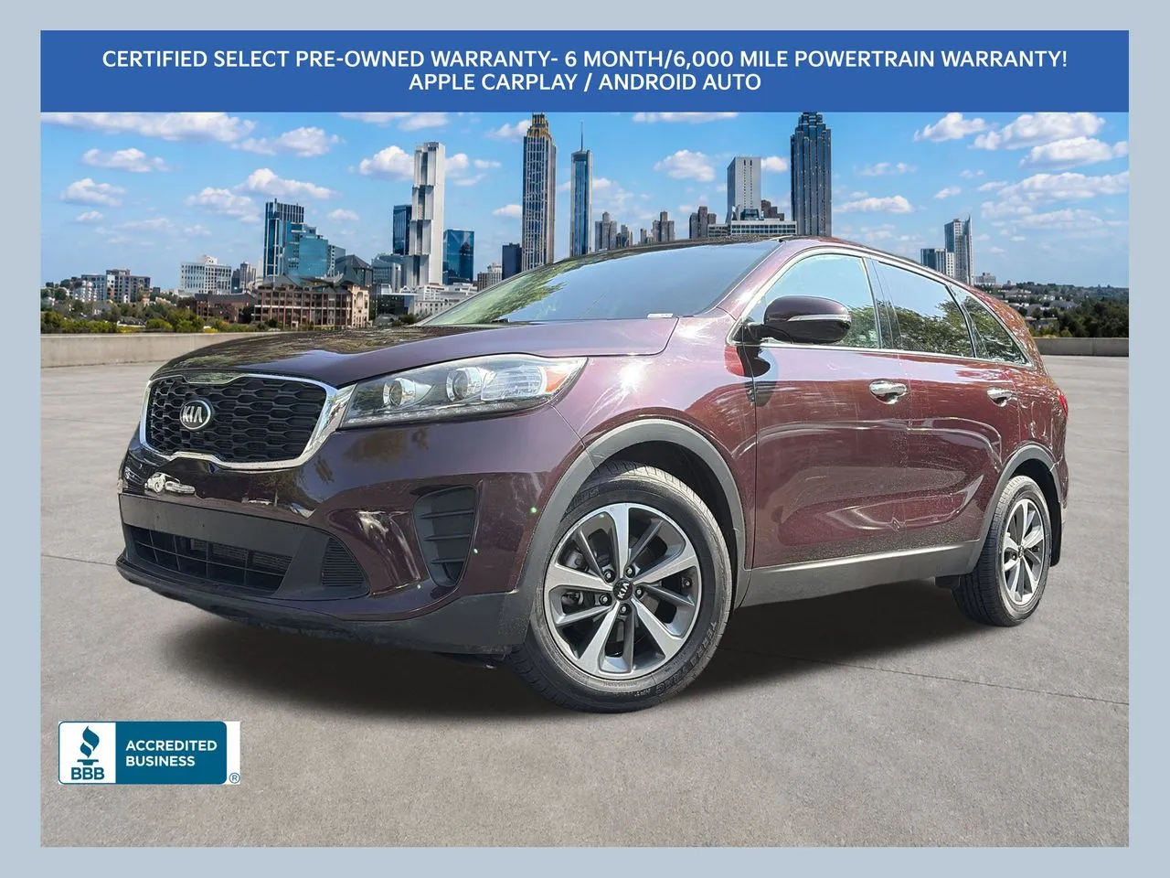 Red 2020 Kia Sorento LX for sale in Marietta, GA