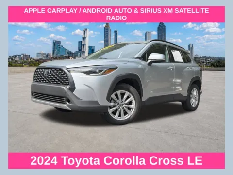 Silver 2024 Toyota Corolla Cross LE for sale in Marietta, GA