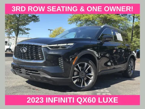 Black 2023 INFINITI QX60 LUXE for sale in Marietta, GA