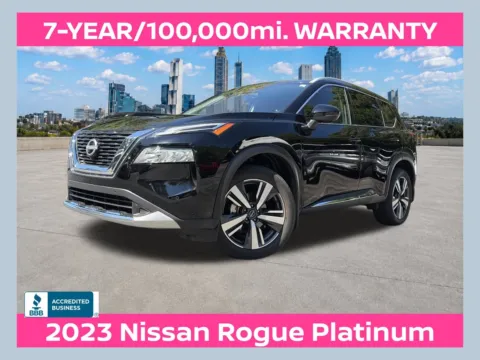 Black 2023 Nissan Rogue Platinum for sale in Marietta, GA