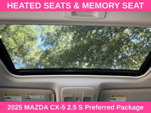 Another view of 2025 Mazda CX-5 2.5 S Preferred Package for sale in Marietta, GA at Nissan of Marietta