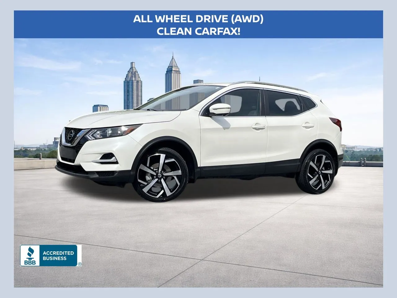 White 2022 Nissan Rogue Sport SL for sale in Morrow, GA
