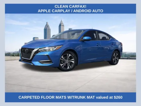 Blue 2022 Nissan Sentra SV for sale in Morrow, GA