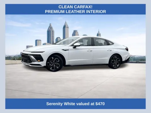 White 2024 Hyundai Sonata SEL for sale in Morrow, GA