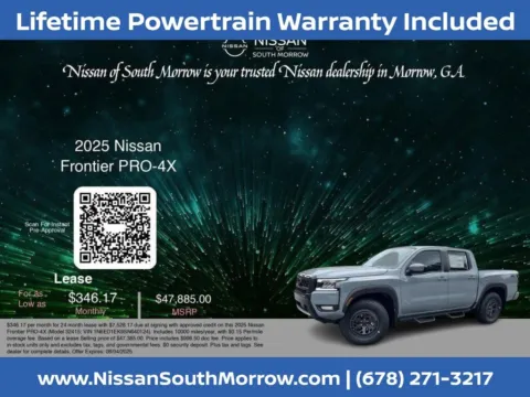 Another view of 2025 Nissan Frontier PRO-4X for sale in Morrow, GA at Nissan South Morrow
