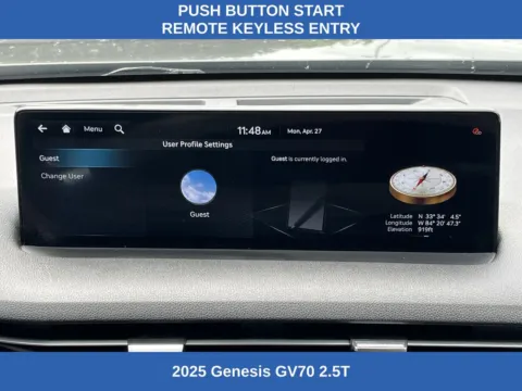 More photos of 2025 Genesis GV70 2.5T at Nissan South Morrow, GA